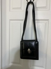 Borsa a mano vintage Joop Double Handel in pelle nera