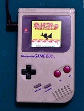 Game Boy original With IPS LCD Screen Replacement, USB DC Power Supply, And