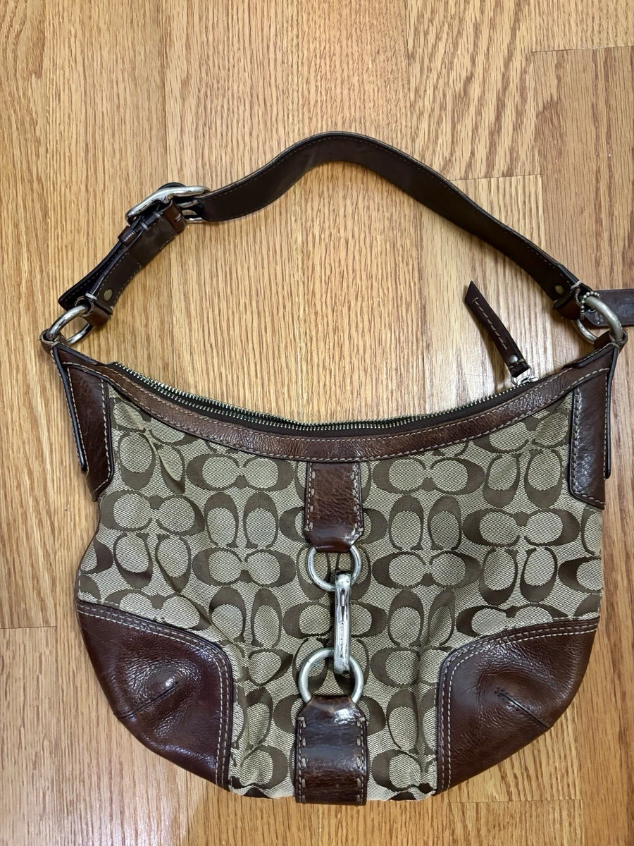 Las mejores ofertas en Marrón Bolso Hobo Coach Hampton Bolsas y