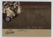 2005 Playoff Absolute Memorabilia Marks of Fame /150 Gary Carter #MF-37 HOF 0q3