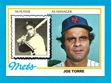 1978 Topps #109 Joe Torre NM-MT HOF New York Mets Manager
