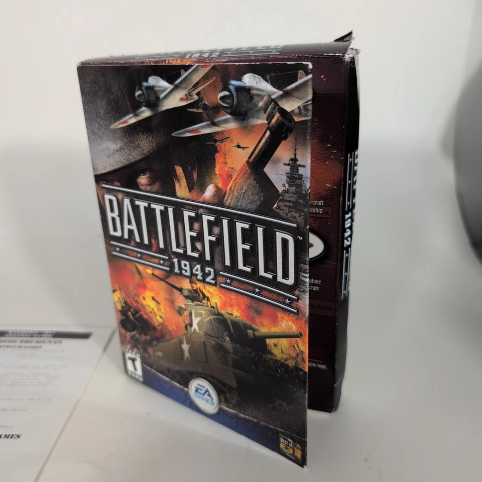 Battlefield 1942 2002 CIB Complete With Box Disc 1 & 2 Manual Tested Working - Image 2 of 4