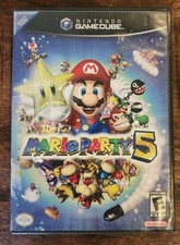 Nintendo GameCube Mario Party 5 COVER ART ONLY Original Authentic Case Included