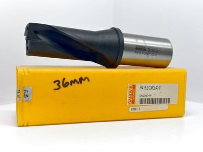 SANDVIK R416.2-0360L40-21 36mm Dia New Indexable Drill Body 40mm Shank 1pc