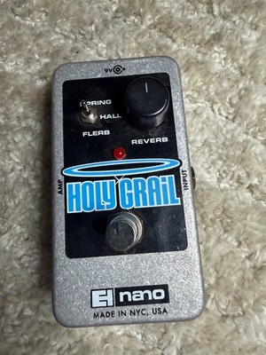 Electro Harmonix El Nano Holy Grail Reverb Effects Pedal for Guitar
