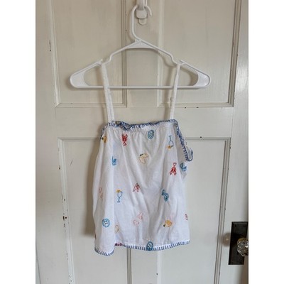 Cynthia Rowley summer icons embroidered cotton top size small