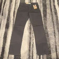 Levis 511 Boys Skinny Fit - Gray Stretch Pants Size 14 27x27 - New With Tags