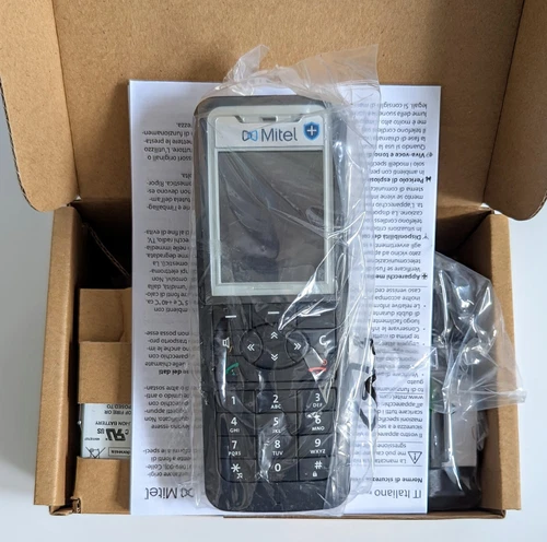 New Open Boxed Mitel 612DT SIP DECT Phone Set with Charging Cradle 5008371