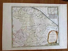 ANTICA MAPPA JOSEPH V REILLY PESARO URBINO SAN MARINO SENIGALLIA FANO OLD MAP