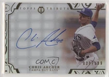 2015 Topps Tribute Auto 20/189 Chris Archer #TA-CA Auto 8k4
