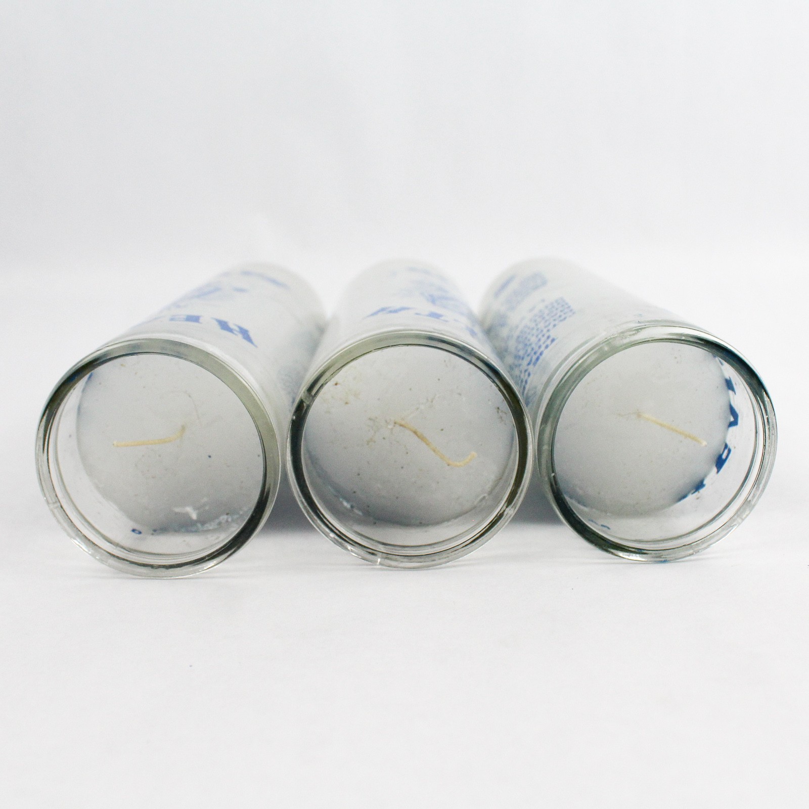 Lot of 3 Indio Products Health White Prayer Candles