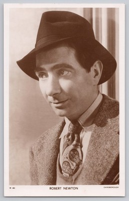 Robert Newton Picturegoer Promo Karte W.403 Gainsborough Films