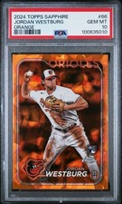 PSA 10 - 2024 Topps Sapphire JORDAN WESTBURG RC Orange Refractor 22/25 #66