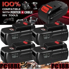 PC18B 18V 4.5AH NI-MH For Porter Cable 18V Battery PCC489N PC18BL PC18B-2 PCXMVC