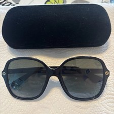 Gucci Sunglasses GG0092S-001 Black Frame Used