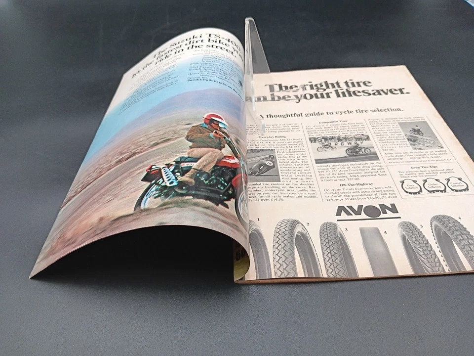 POPULAR CYCLING JUN 72 Maico Radial 400MX AJS 400MX Papá Cómprame una Bicicleta Daytona  Foto 2 de 4