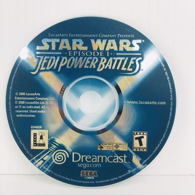 Star Wars Episode I Jedi Power Battles SEGA Dreamcast 2000 DISC ONLY