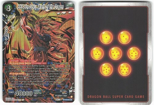 SS3 Son Goku, Wrath of the Dragon BT24-138 SCR Dragon Ball Super Card