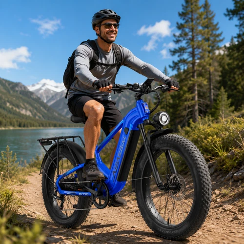 Aipas 26" Fat Tire Electric Bike 1800W 48V 17.5Ah Mountain eBike Adult