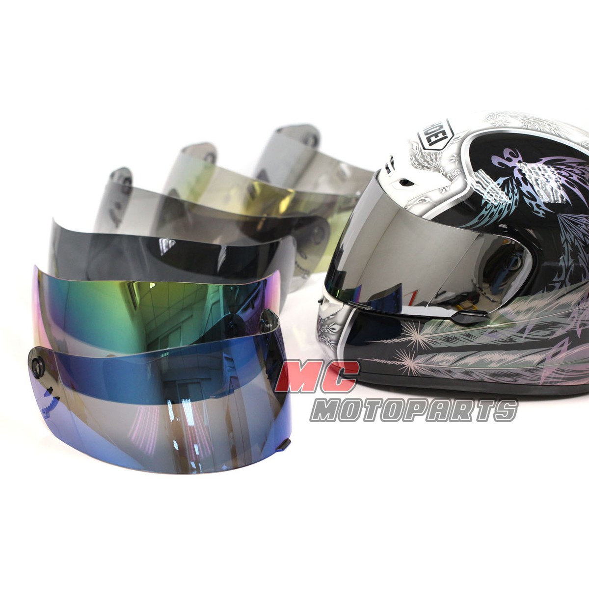 SHOEI CW-1.X-12.Qwest.XR1100.Zレッドオレンジミラー Amazon | [ティーズ] ミラーシールド (SHOEI CW-1 PINLOCK