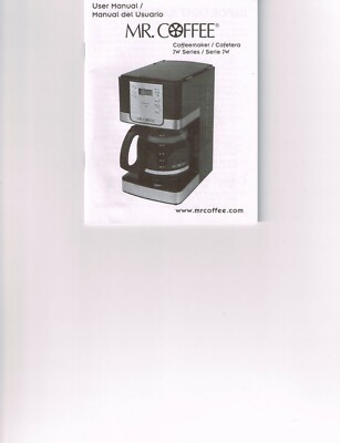 Delay Brew Mr Coffee Owners Manual Mr Coffee Directions MR COFFEE