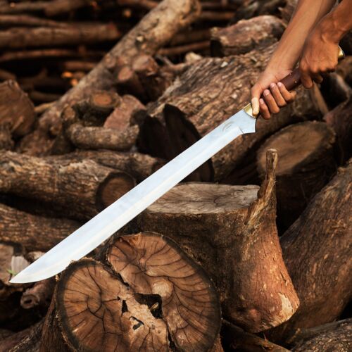 Machete Sword Full Tang Heavy Duty- Fixed Blade Machete Sword with Sheath