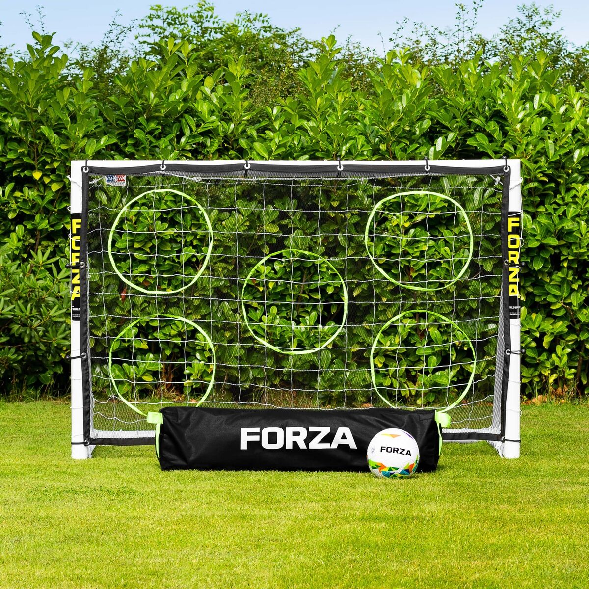 ★GOAL STUDIO★ DFC 24 NO11 60 GOALS 60 ASSISTS TEEBLACK P4A FORZA Football Goal | 6ft x 4ft Goal | PVC Garden Goal For