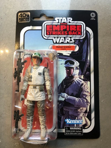 Rebel Soldier Hoth trooper 40th Star Wars The Black Series ESB Retro Card