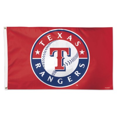 TEXAS RANGERS RED BACK GROUND 3'X5' DELUXE FLAG BRAND NEW WINCRAFT 