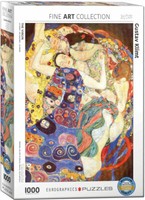 Gustav Klimt - Die Jungfrau- 1000 Teile Puzzle Im Format 68X48 Cm