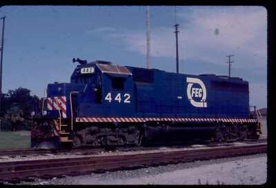 FLORIDA EAST COAST FEC GP40 442 rare shortline KODACHROME ORIGINAL SLIDE