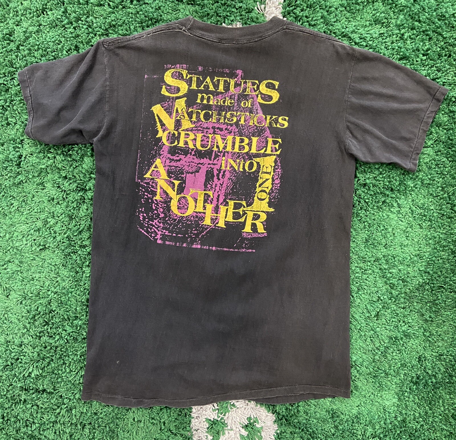 1988 Vintage Bob Dylan Statues Made of Matchsticks Ba… Gem