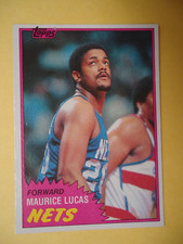 Maurice Lucas - 1981 Topps Basketball card #79 - New Jersey Nets - forward