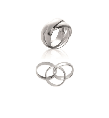 Alliance En Argent Massif 925 Taille 54/55 - Bague Occasion Simple Et élégante