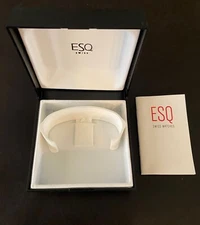 Authentic ESQ Swiss Presentation hard plastic Display Box Black