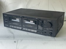 OPTIMUS SCT-89 High Speed Dubbing Dolby Dual Cassette Tape Deck Recorder WORKS
