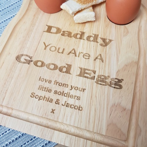 Personalised Egg-ceptional Dippy Egg Cup Breakfast Board, Funny Gift for him/her - Picture 36 of 44