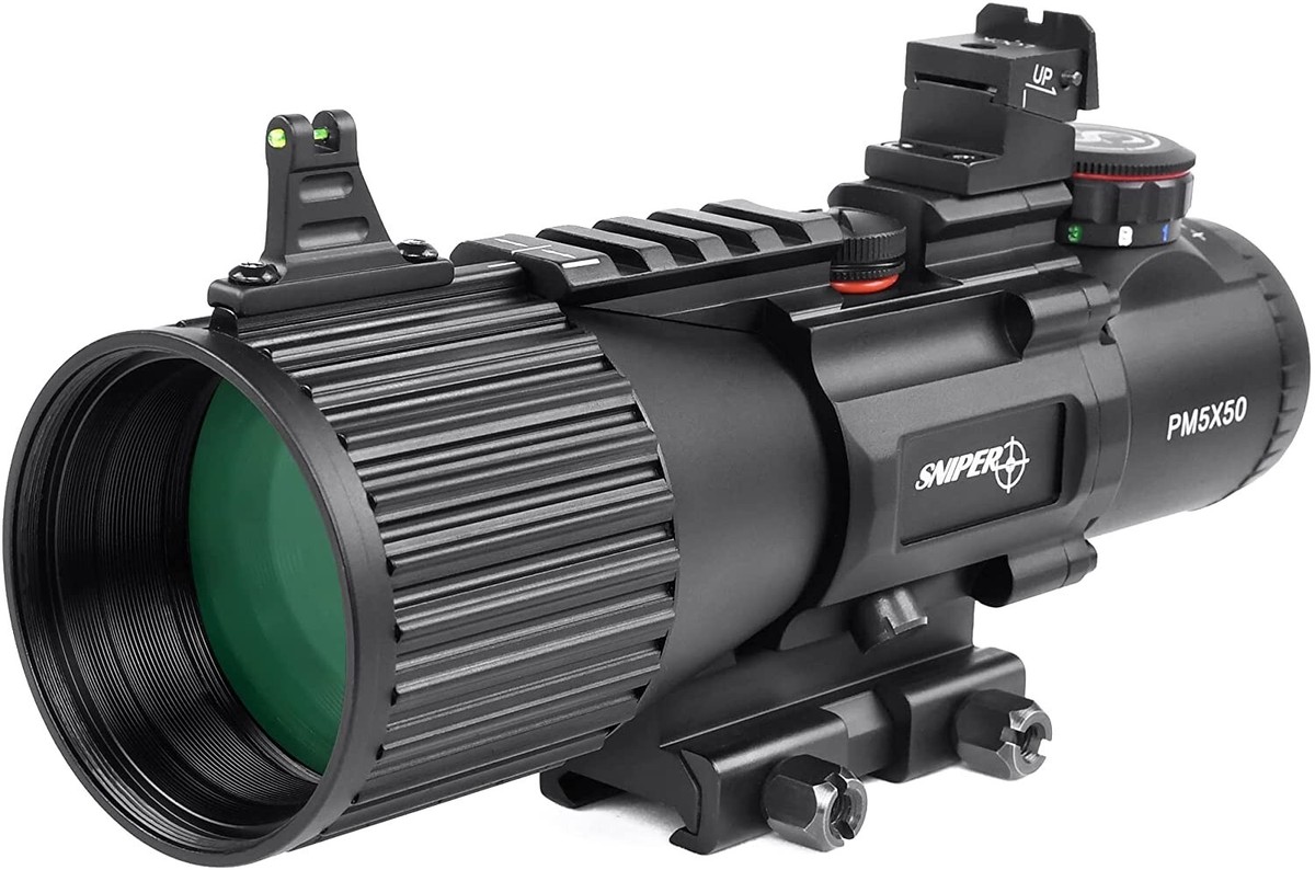 Sniper LS5X50 Prism Scope Red Dot scope with Red and Green
