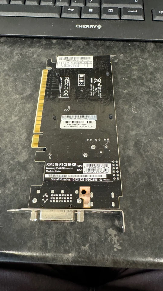 EVGA GeForce GT 610 1024MB DDR3, DVI and HDMI Graphics Card (01G-P3-2615-KR) - Image 2 of 2