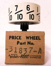 Veeder Root 31837-A Gas Pump Meter Price Wheel Vintage New in Box