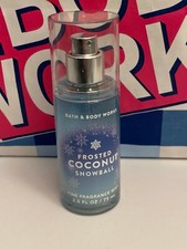 Bath Body Works FROSTED COCONUT SMOWBALL Fragrance Travel Body Mist 2.5 OZ