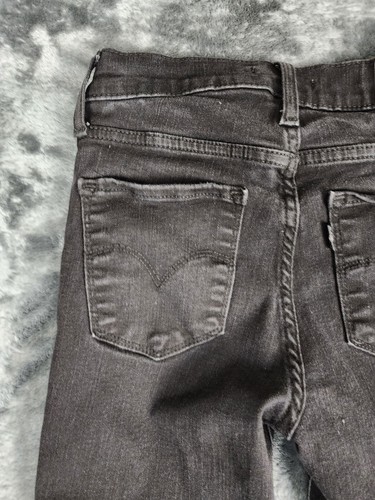 Signature Levi Strauss Damen Skinny Jeans Schwarz Denim Gr. 25 High Rise 720 - Bild 12 von 12