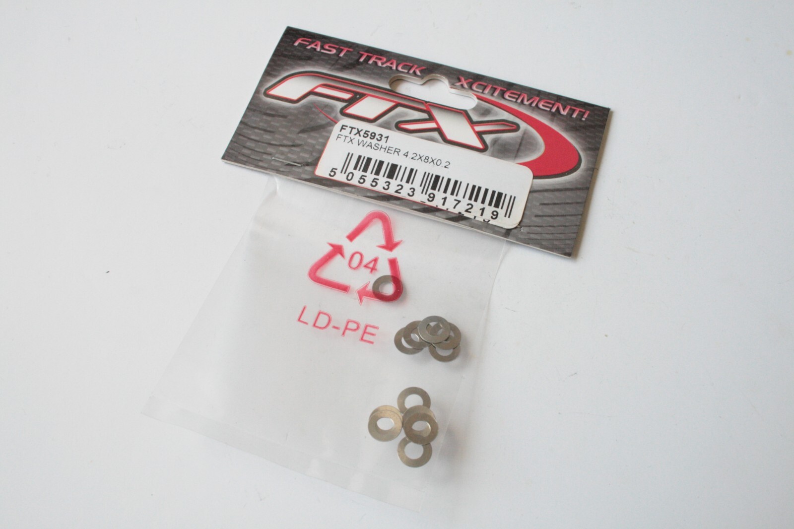 FTX Washers 4.2 x 8 x 0.2mm (12pcs) - FTX5931