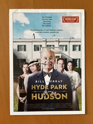 Hyde Park am Hudson - Filmkarte Filmplakatkarte Cinema- Bill Murray Laura Linney