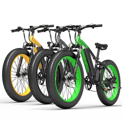 GOGOBEST GF600 E Fahrrad Mountainbike 1000W Fat Tire 67Nm Bis 110km 7-Gang