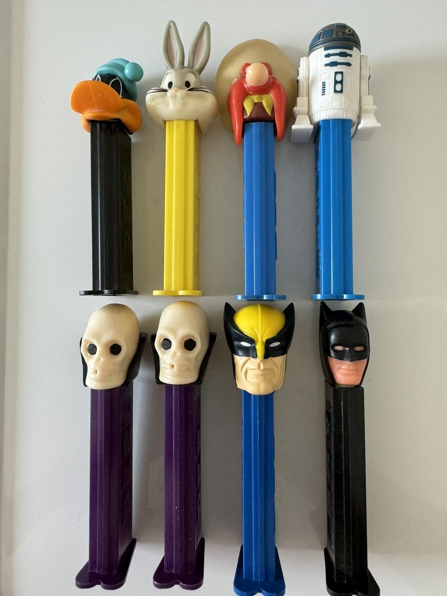Lot of 22 Vintage PEZ Candy Sticks Collectible 70's, 80's