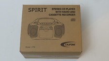 CALIFONE SPIRIT 1776 AM/FM RADIO CD CASSETTE PLAYER BOOMBOX NEW IN BOX
