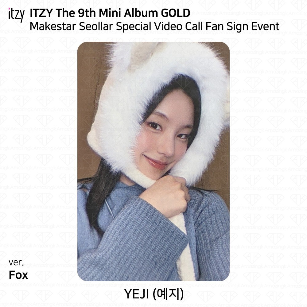 ITZY 9th Mini Album GOLD Makestar Seollar Special Fan Sign Event