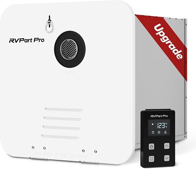 Propane Gas RV Tankless Water Heater  42000 BTU W/15''x15'' White Door 6L
