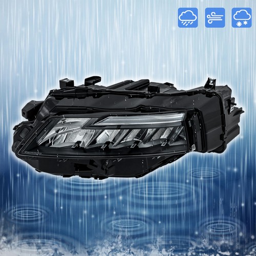 Headlight For 2021-2023 Nissan Rogue S Black Trim Driver/Left Side Full LED Type - Picture 12 of 13